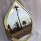 Lot de 4 miroirs en laiton – Artisanat marocain – fait main