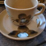 Cups from the Sarreguemines art workshop. 1970s