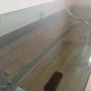 Vintage chrome coffee table