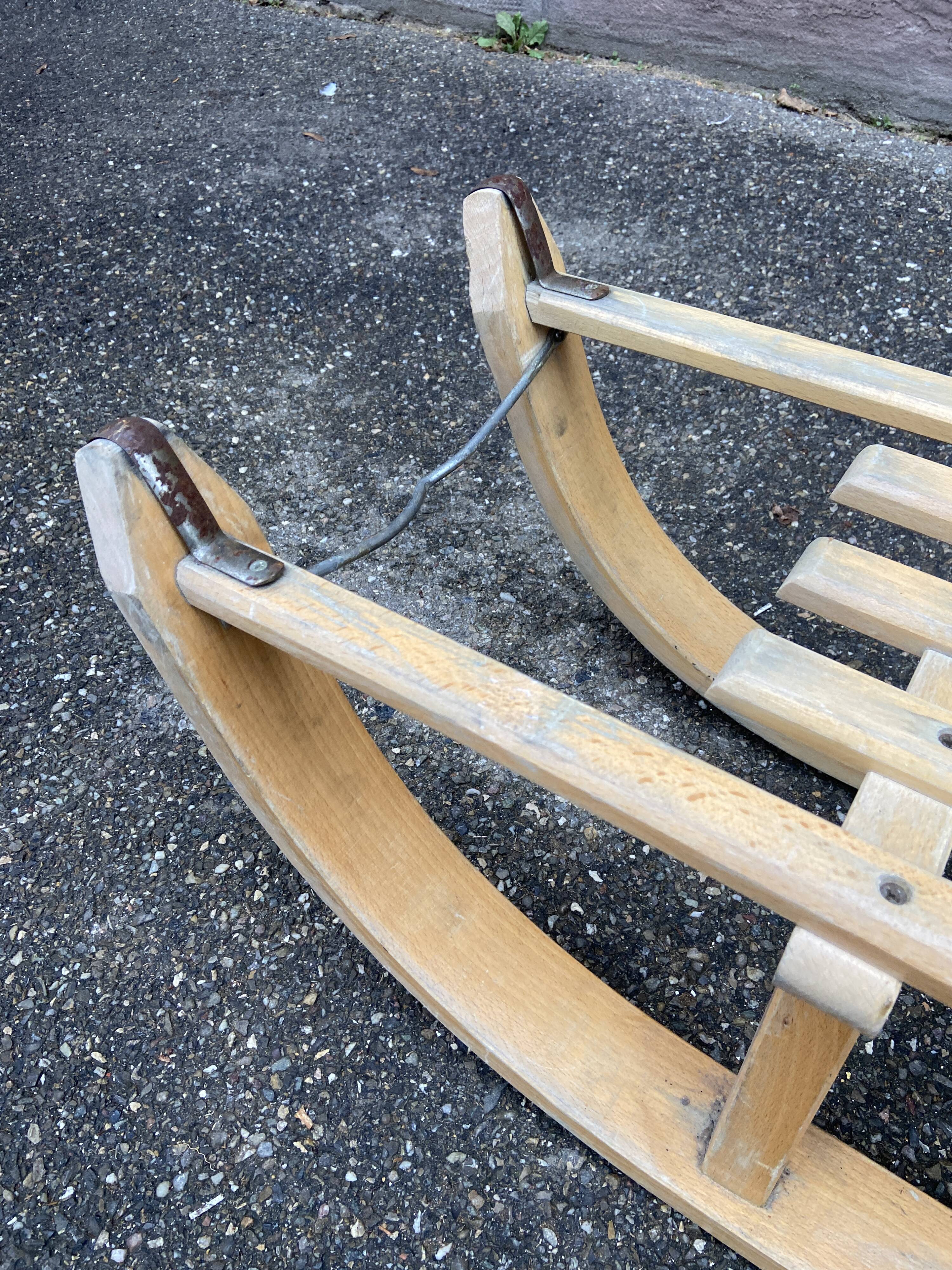 Sled old alsace davos