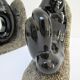 Pair of sculptural ceramic bookends design 70s