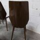 Lot de 6 chaises Baumann modèle 840 G2S finition acajou verni, 1963