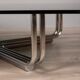 Table en verre vintage des années 60 mod. 784 design G.Frattini pour Cassina