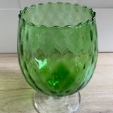Vase vert en verre de Empoli