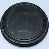 Old round glass globe 21 x 15.5 cm