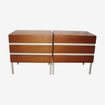 Danish Cabinets, 1970s, Set of 2