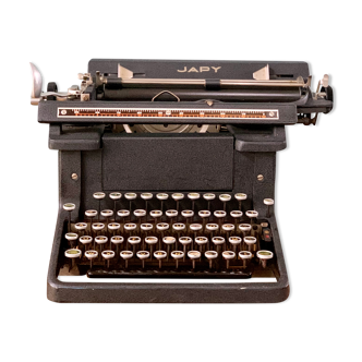 Old typewriter japy 1930s