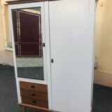 Vintage compass feet cabinet