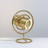 Modernist art deco brass lamp
