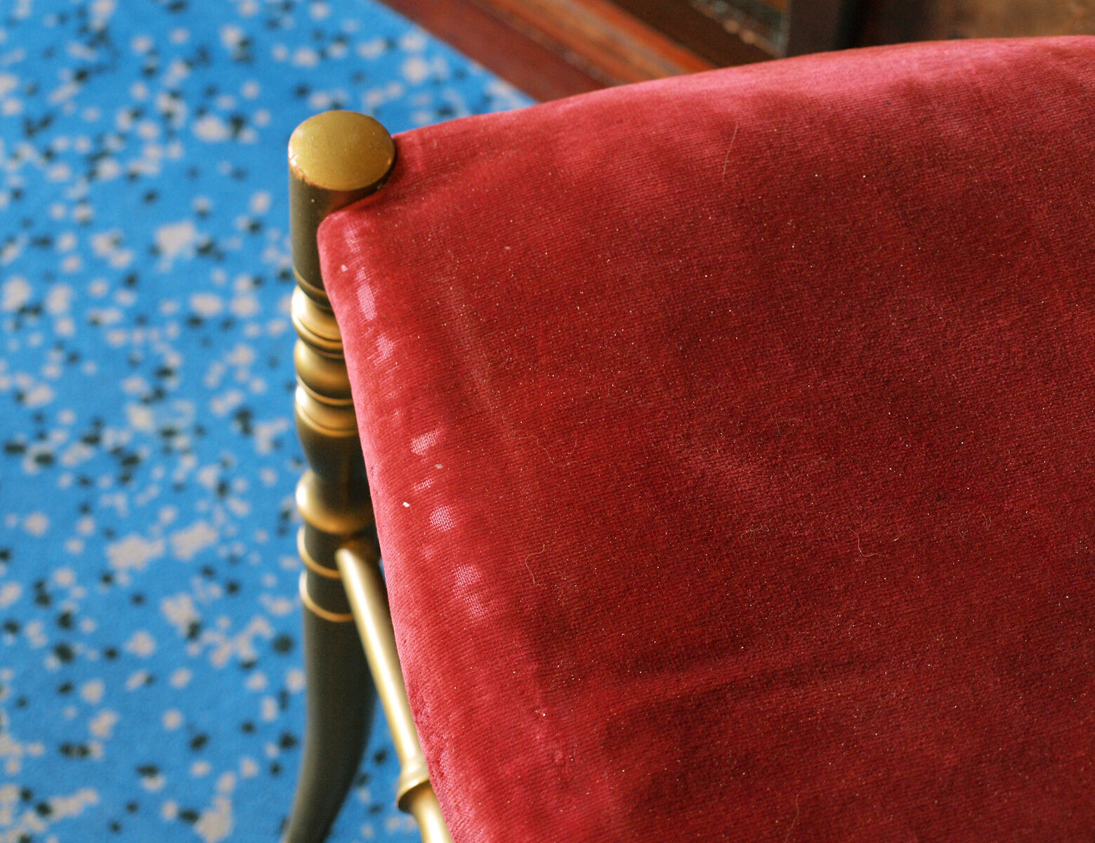 Chaise Napoléon III style Chiavari en bois doré