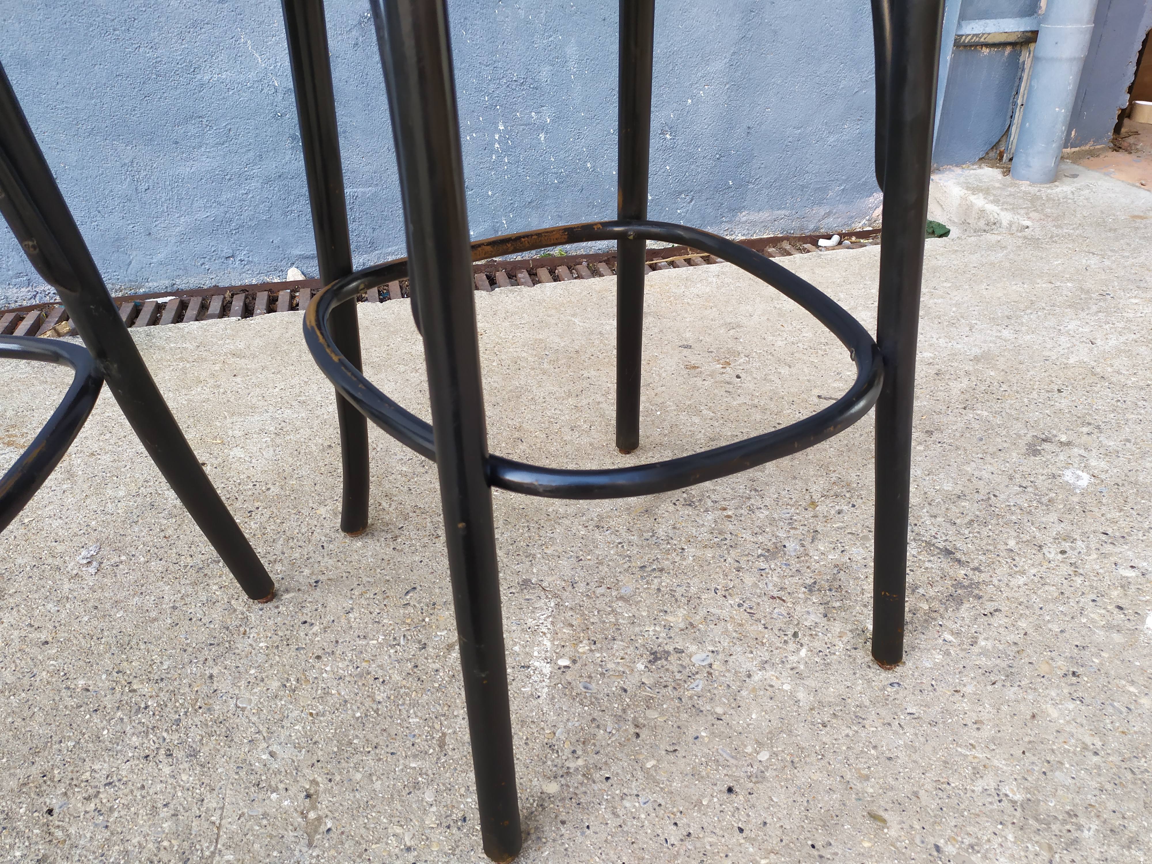 Pair of bistro bar stools