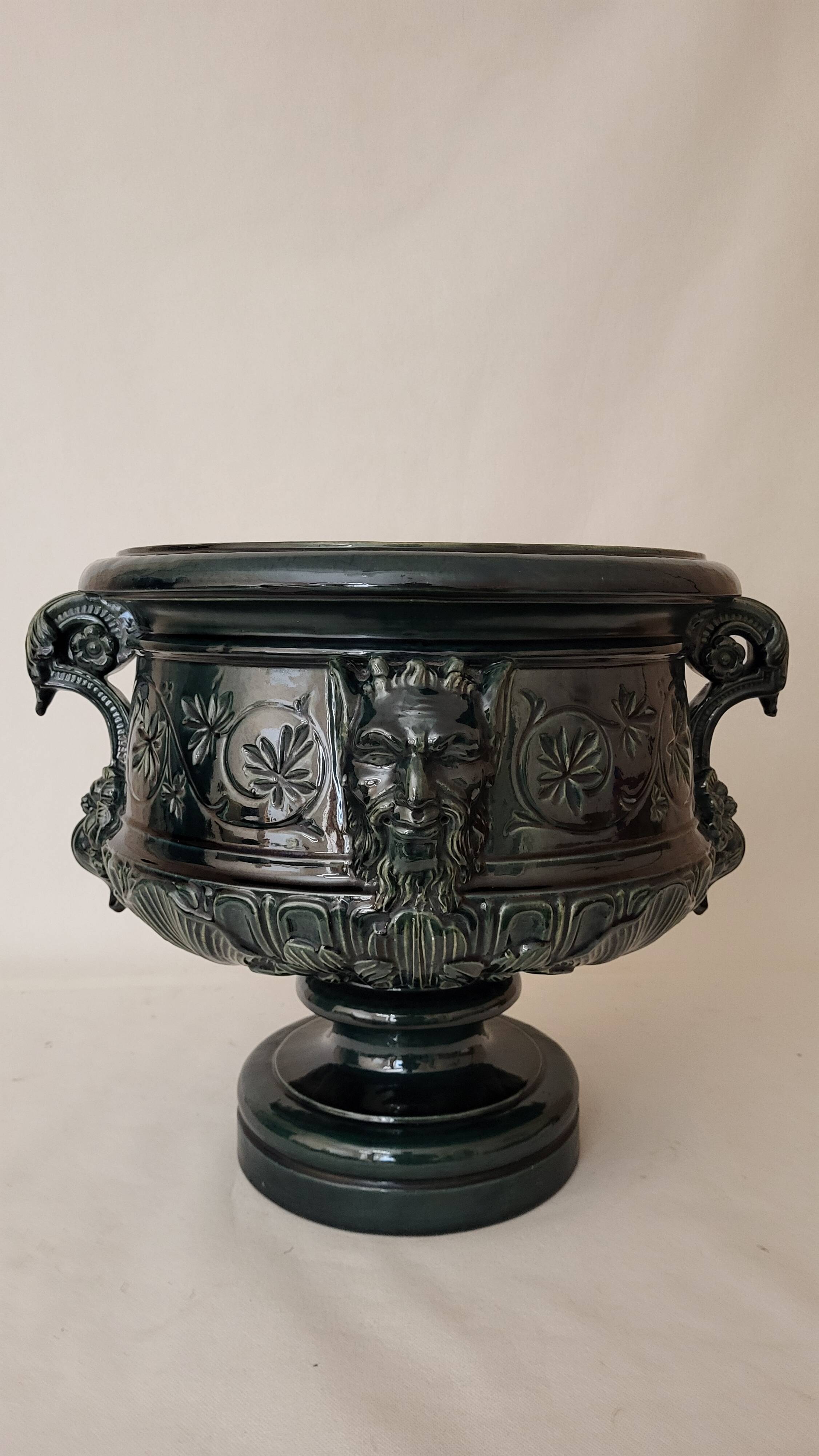 Column and its flowerpot by Johann Peter Gréber (1820-1898)