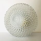 Round chiselled glass ceiling