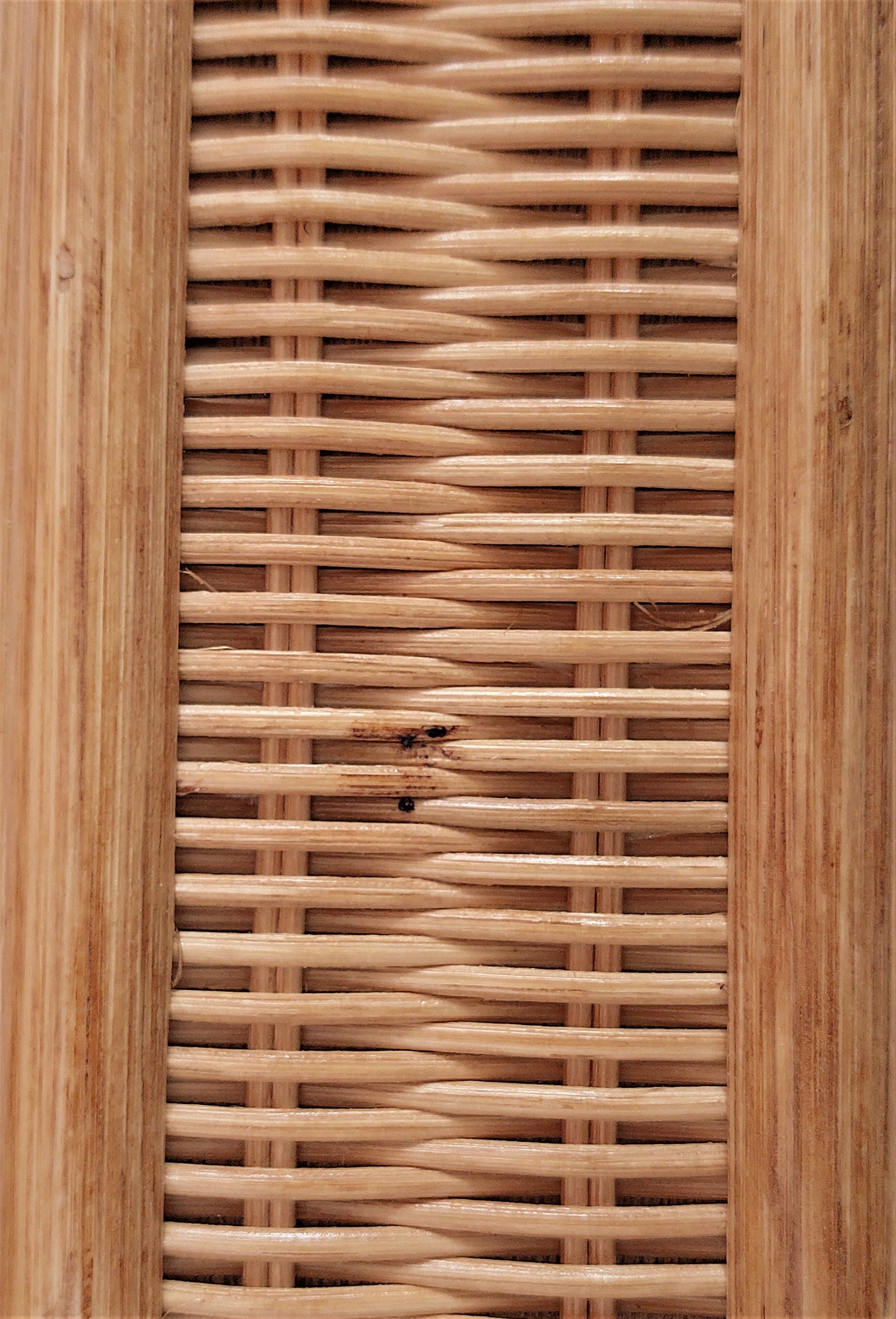 Vintage Rattan Mirror 81x58