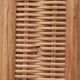 Miroir en rotin vintage 81x58