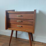 Compass feet bedside table