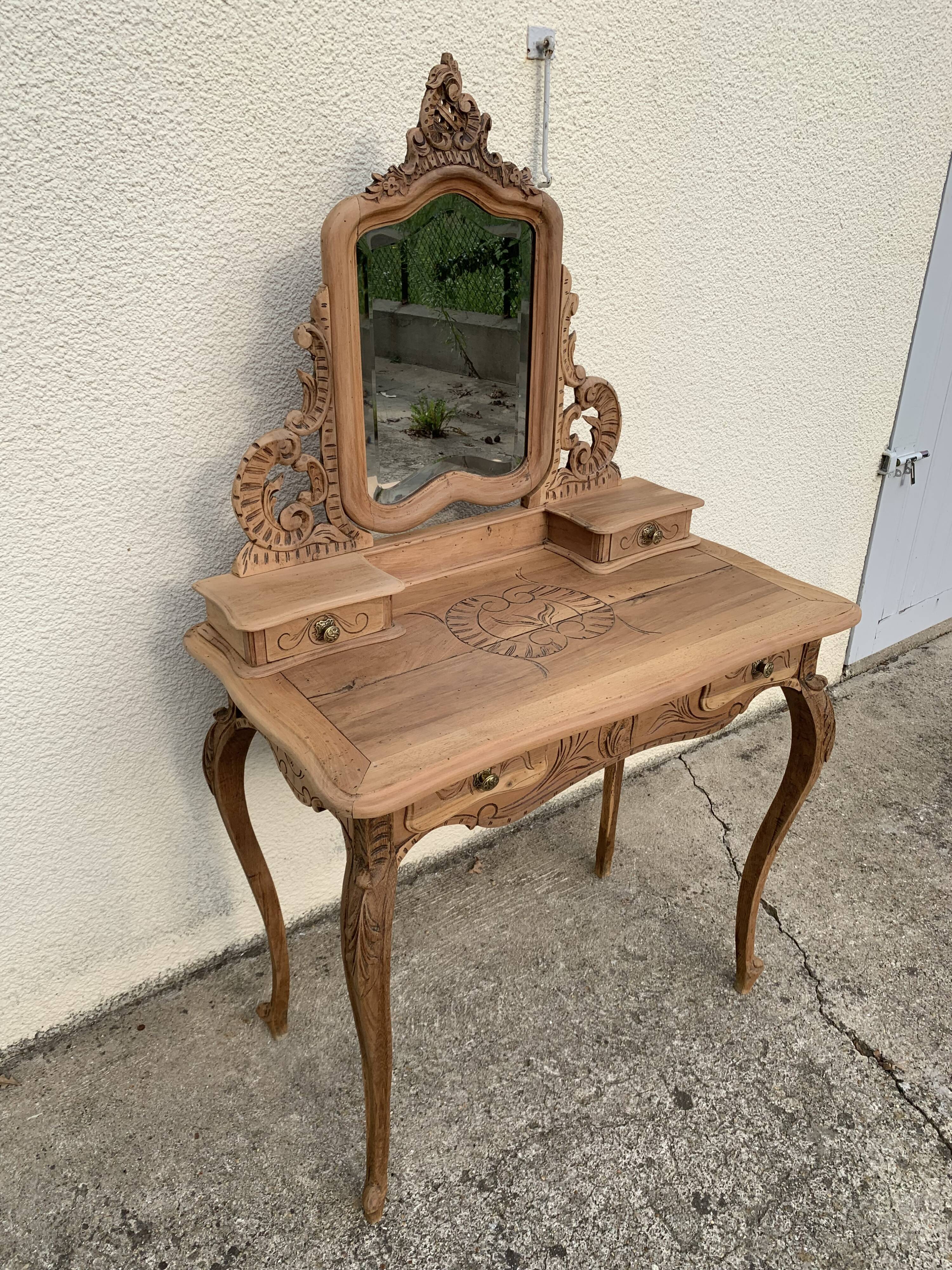 Dressing table raw wood 1900