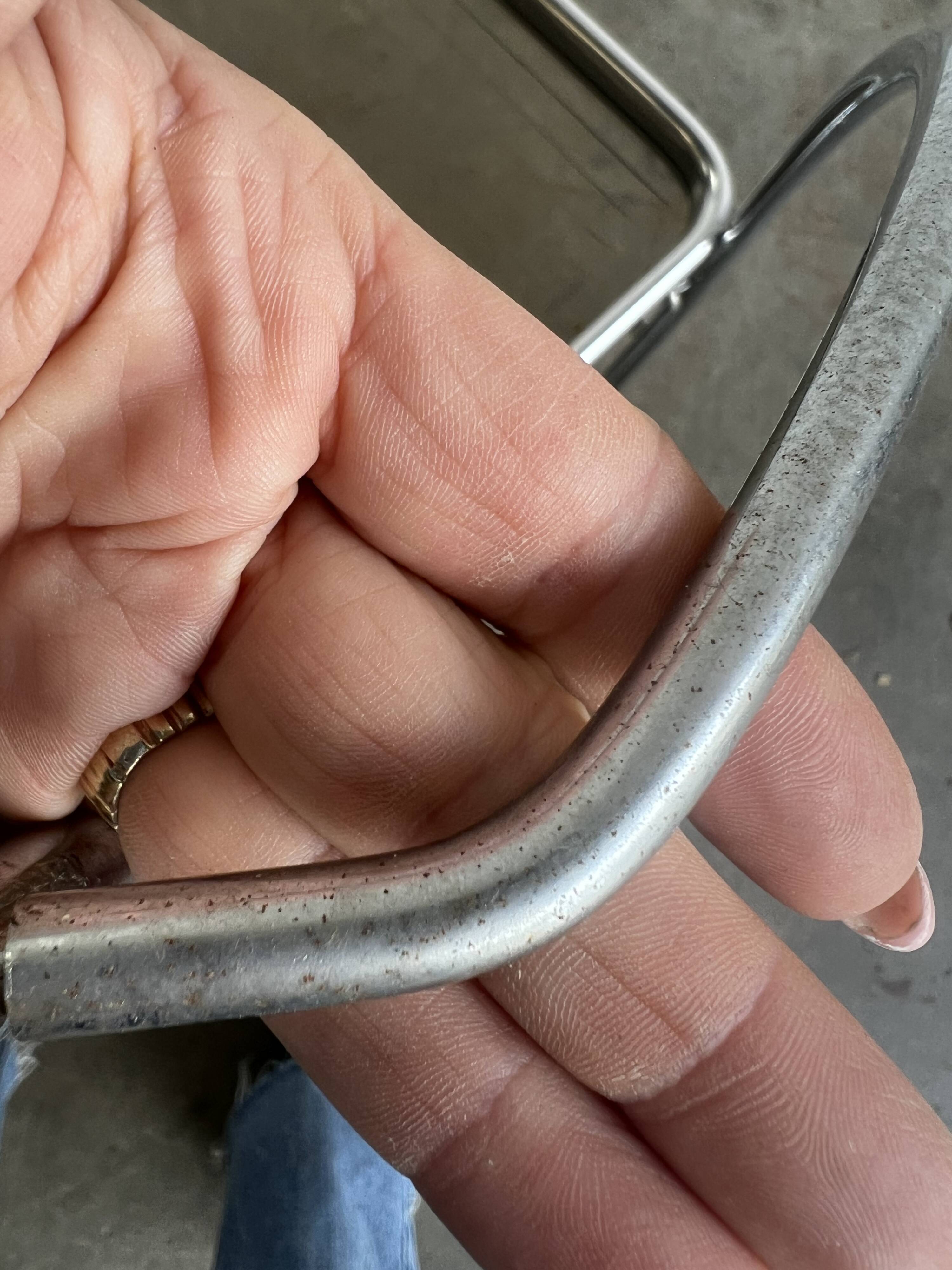 Vintage Folding Bar Cart/Side Table on Wheels