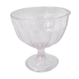 Pink glass cup