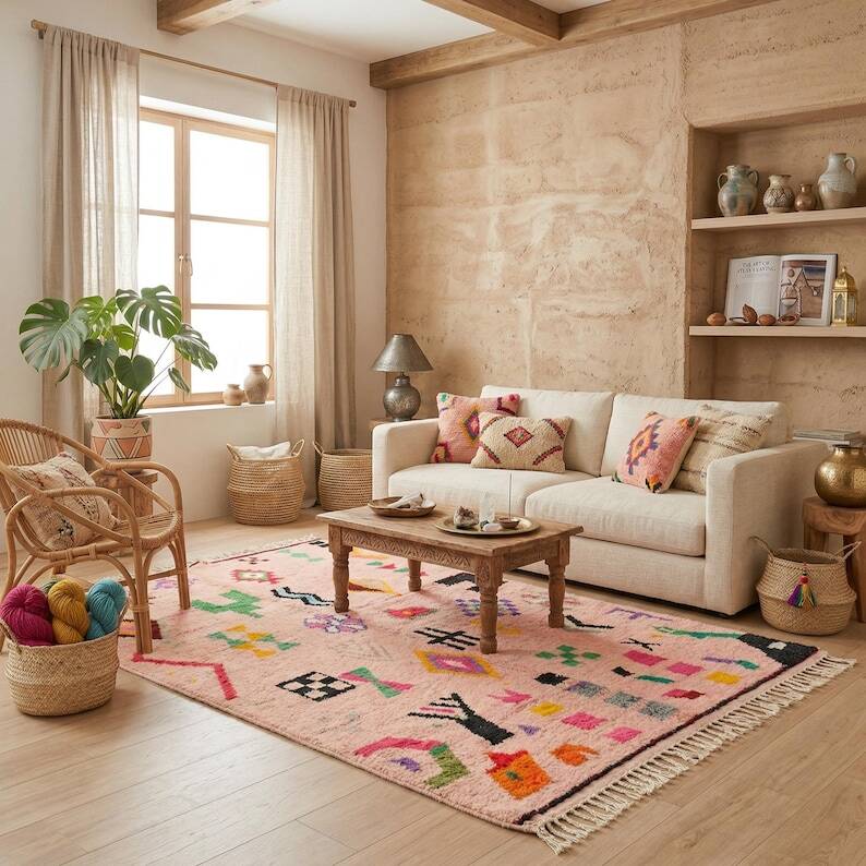 Handmade Moroccan rug 200cm x 300cm