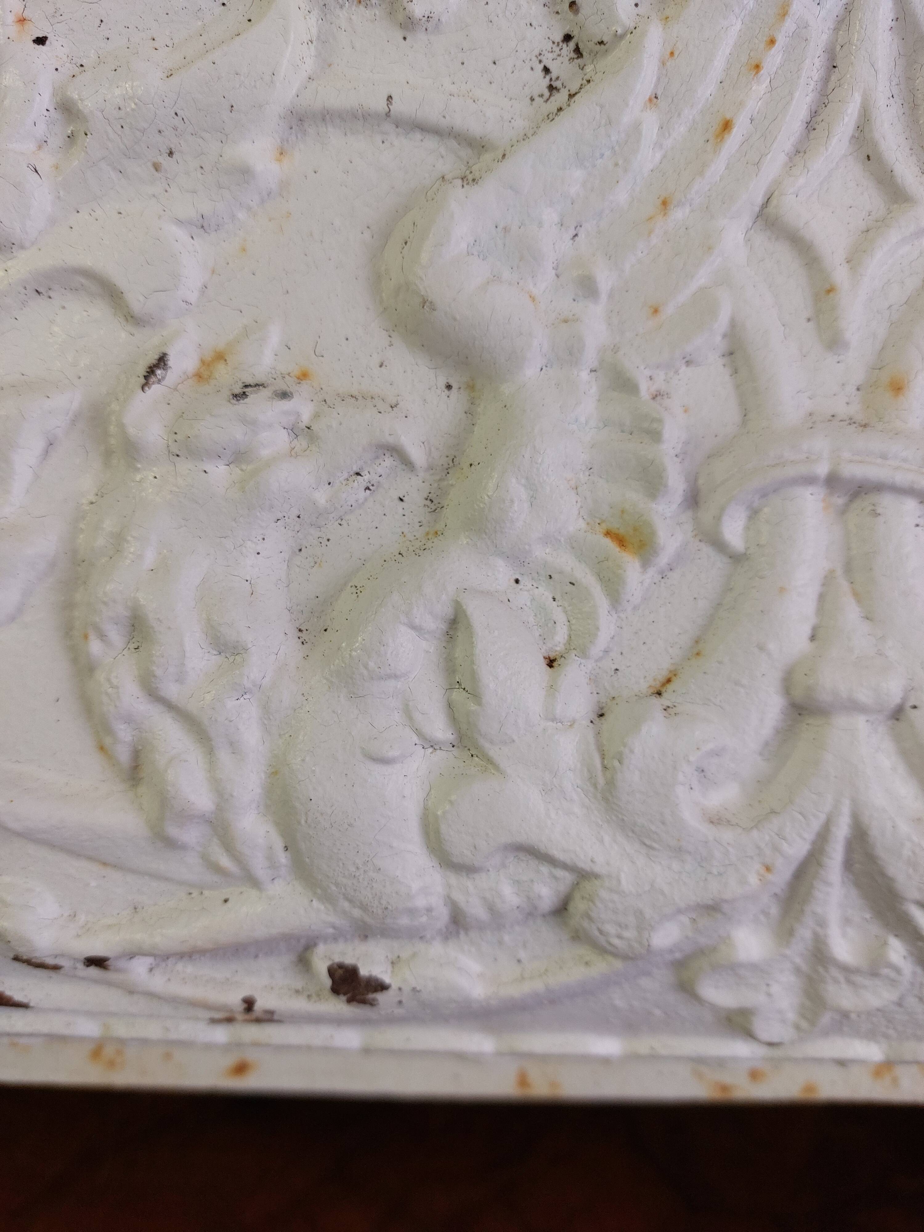 Cast iron planter Napoleon III lion's feet