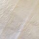 Six damask white towels and embroidered M N.