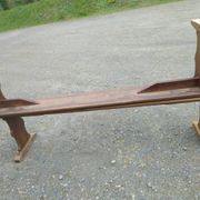 Pair of oak benches