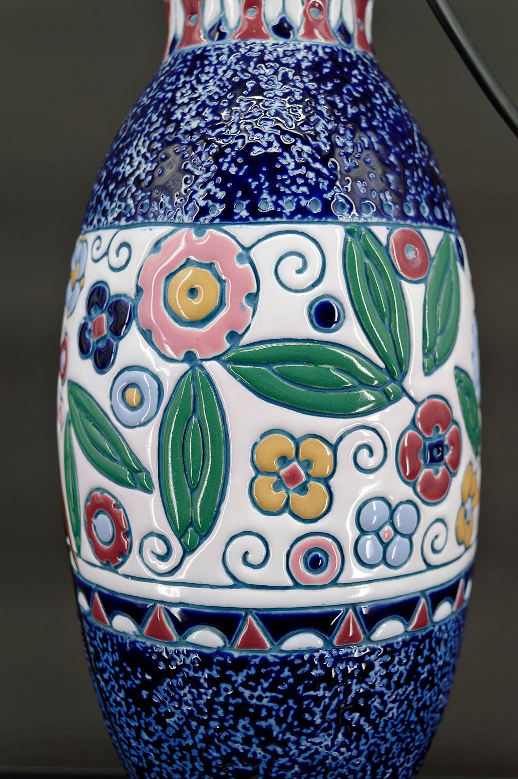 Swallow Lamp, Imperial Amphora, Czechoslovakia, Art Deco, Circa 1920