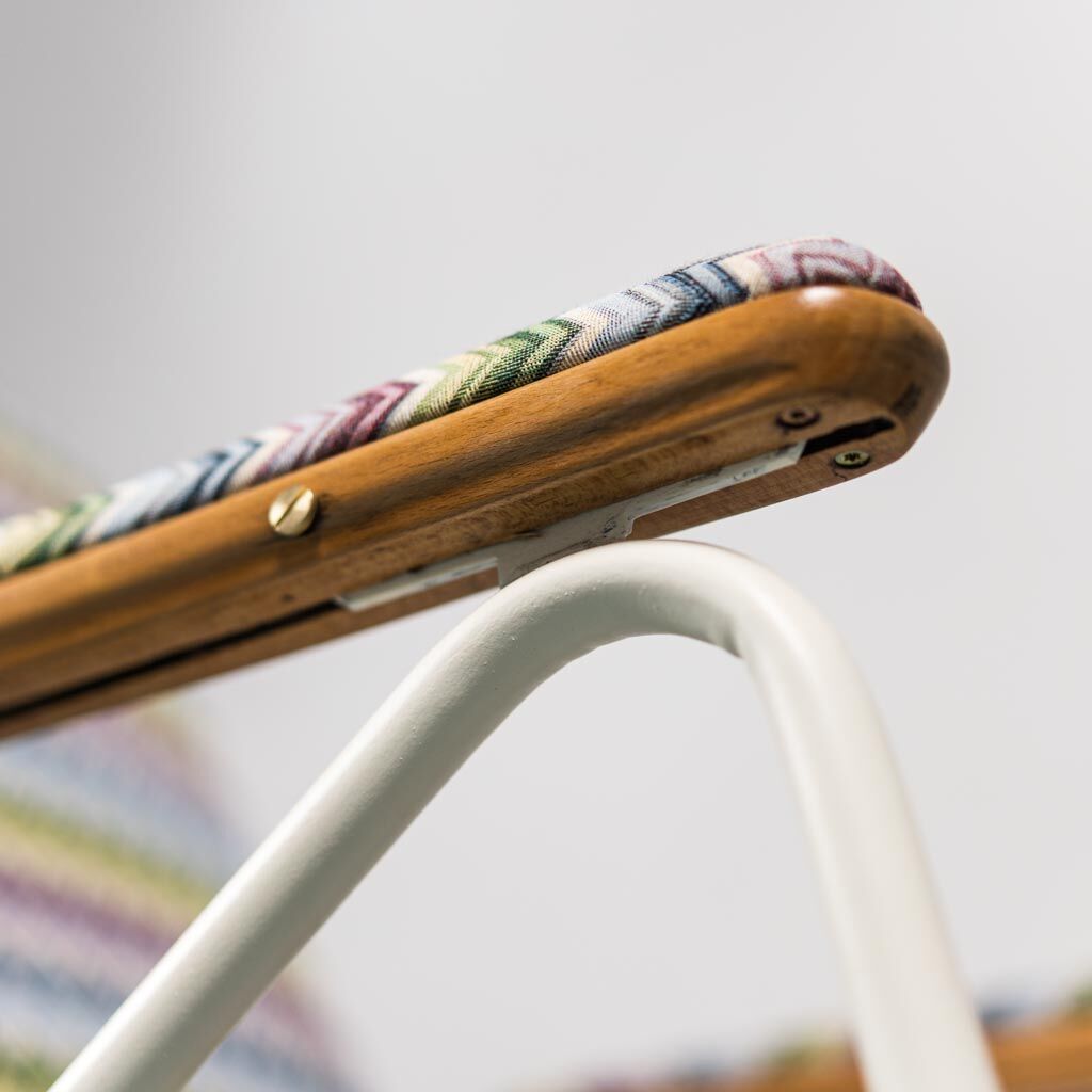 Pair of armchairs, missoni fabric 1970