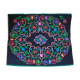 Romanian handwoven wool carpet with floral design, 155x200cm