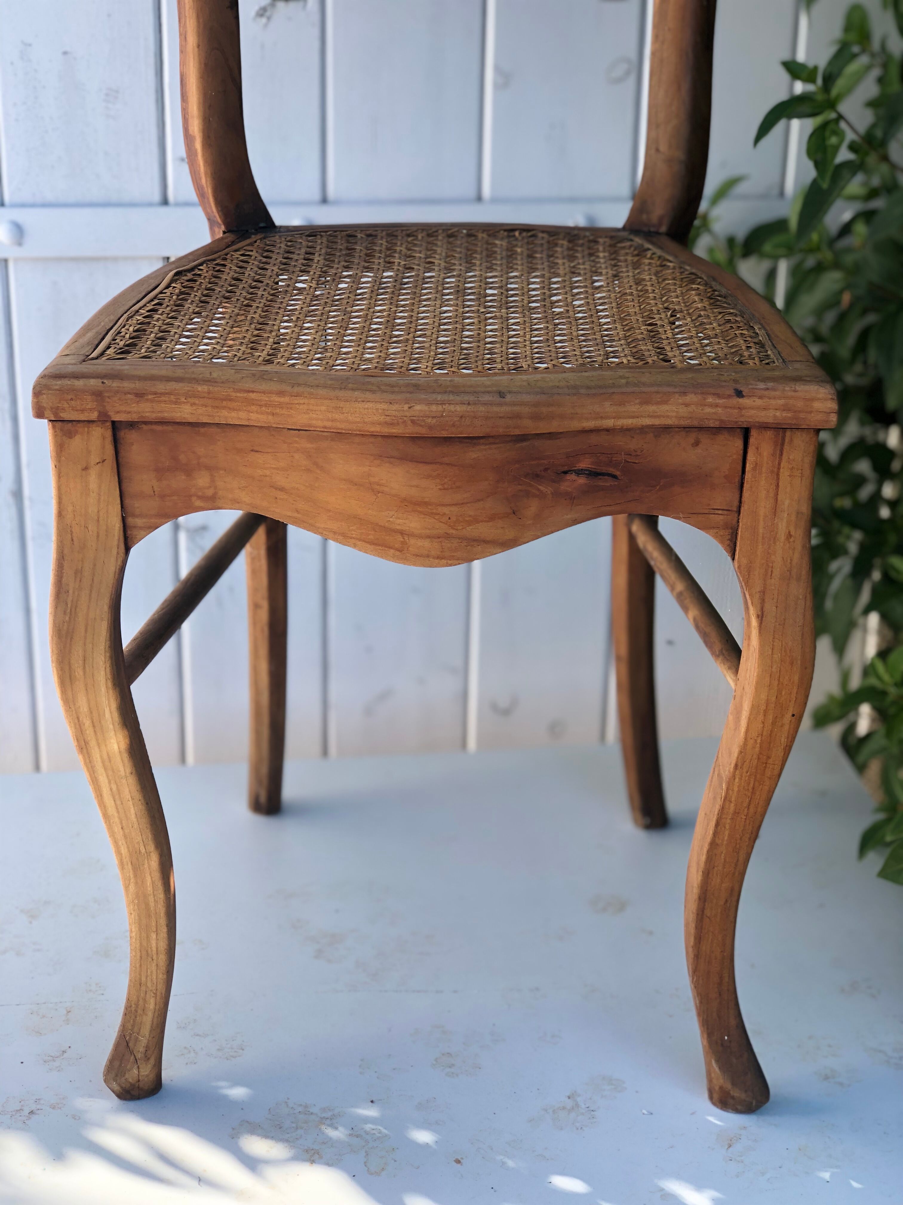 Old cane chair