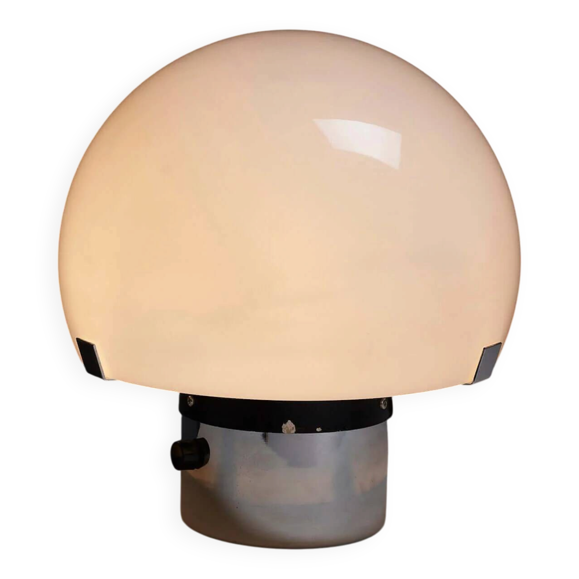 "Cromado 4950" table lamp by Gaetano Scolari for Metalarte