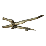 Crocodile brass nutcracker