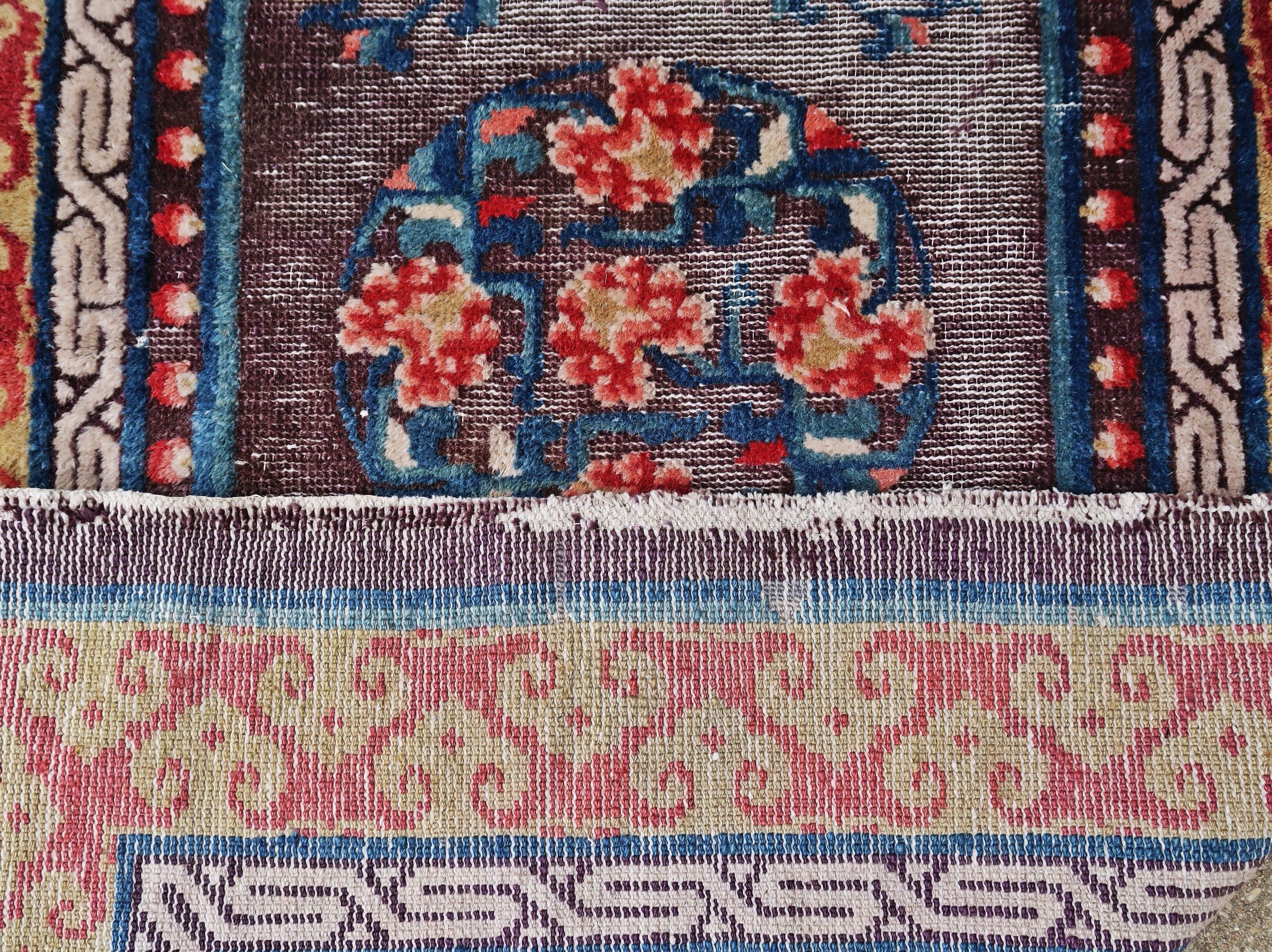 Chinese rug 1850 160 X 80 cm