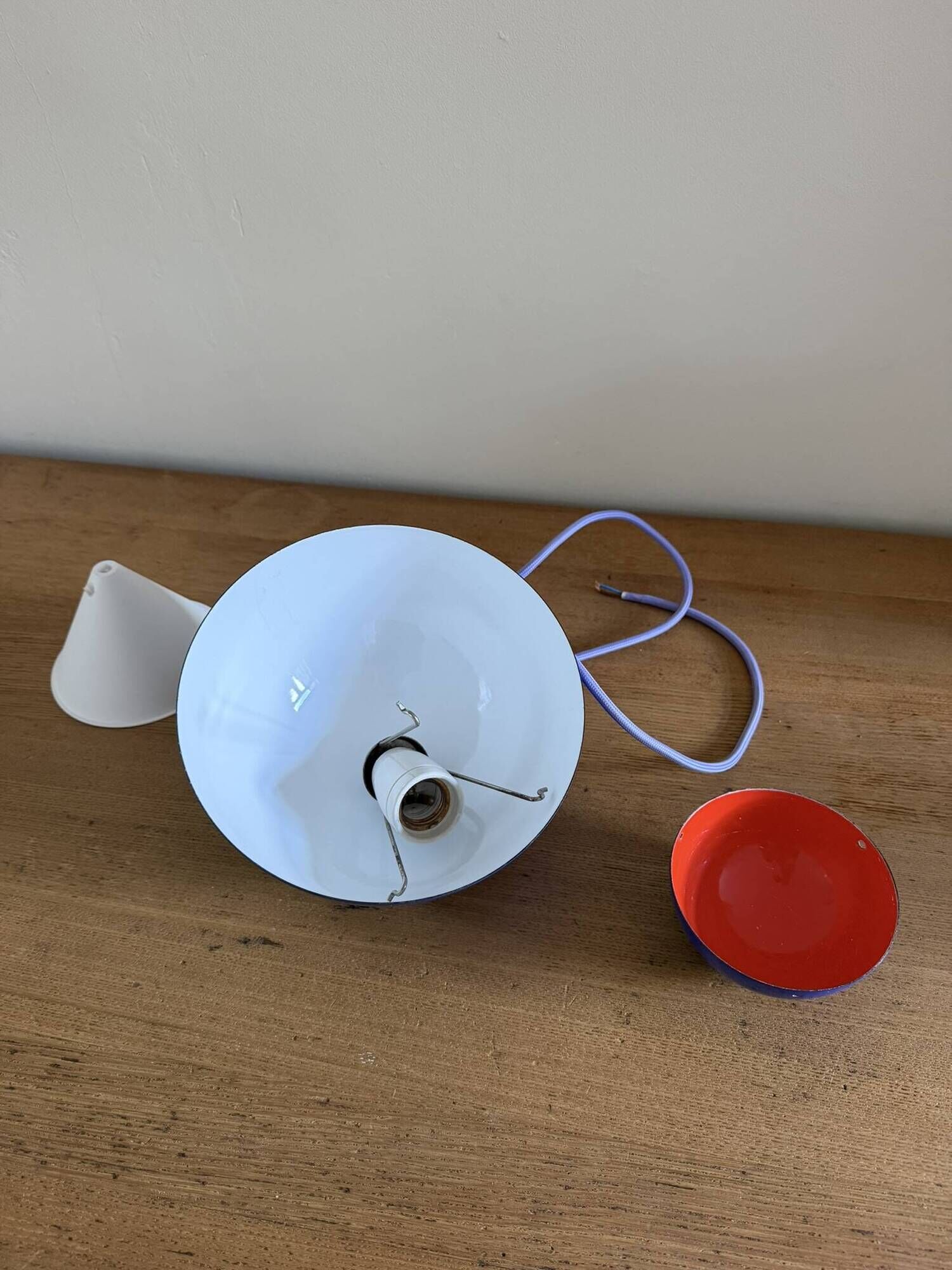 Vintage Louis Poulsen Flowerpot - Verner Panton - Danish design lamp