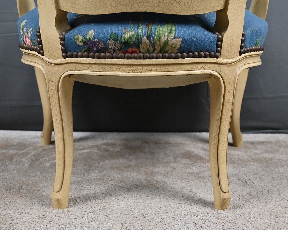 Fauteuil cabriolet, style Louis XV – fin XIXe