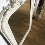 Louis Philippe pediment mirror 71x120cm