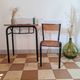 School desk and chair set