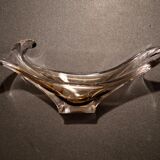 Smoked glass catchall from the seventies.