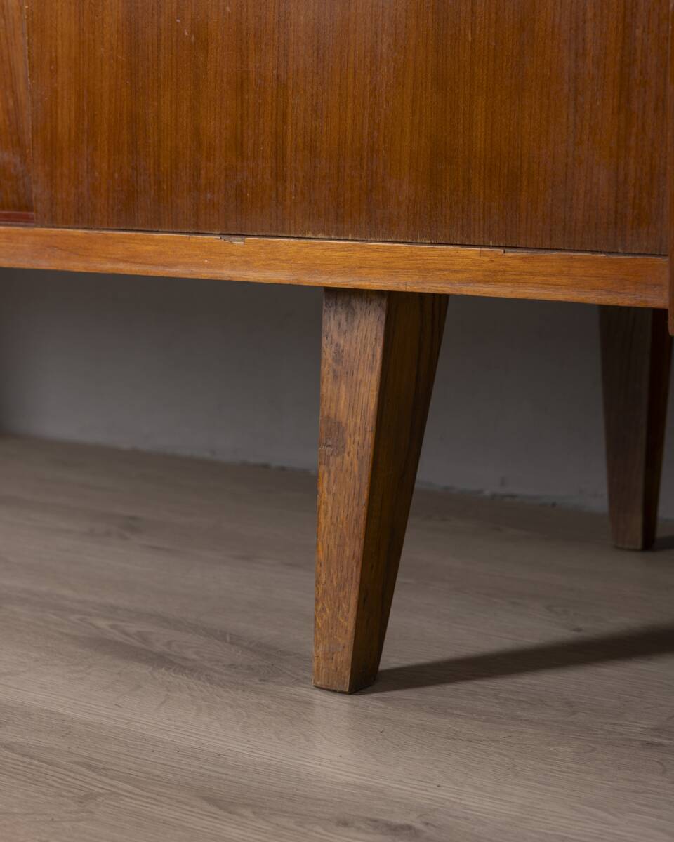 Vintage 1970s teak wood sideboard, Italian design