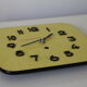 Yellow formica clock