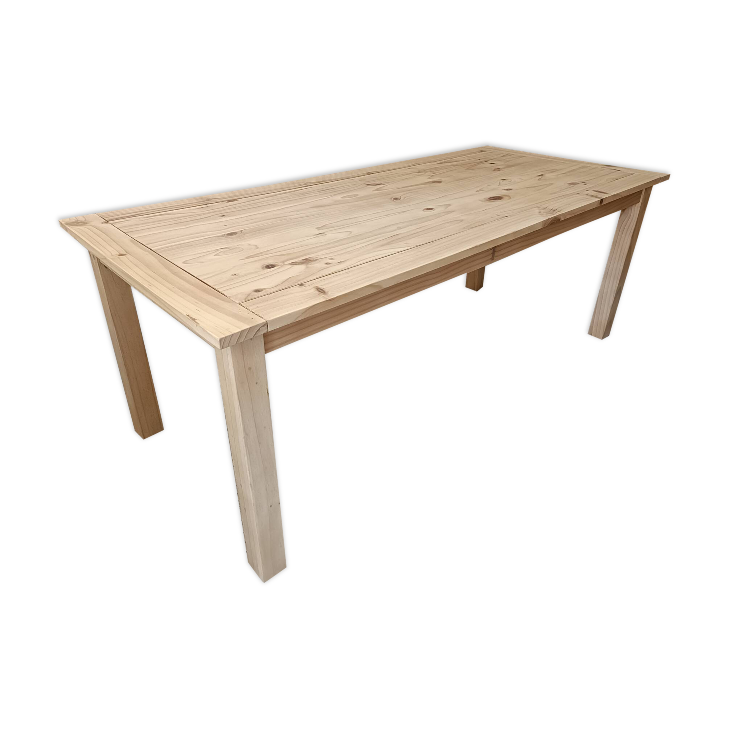 Renovated rectangular dining table
