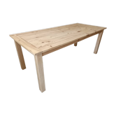 Renovated rectangular dining table