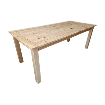 Renovated rectangular dining table