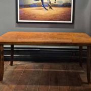 Dining table in burl and beech by Axel Einar Hjorth, NK 1938, Swedish Modern.
