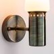 Set of two Hans Agne Jakobsson wall lamps with opal glass shades