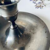 Old silver candle holder