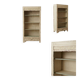 Bibliothèque en bois vintage