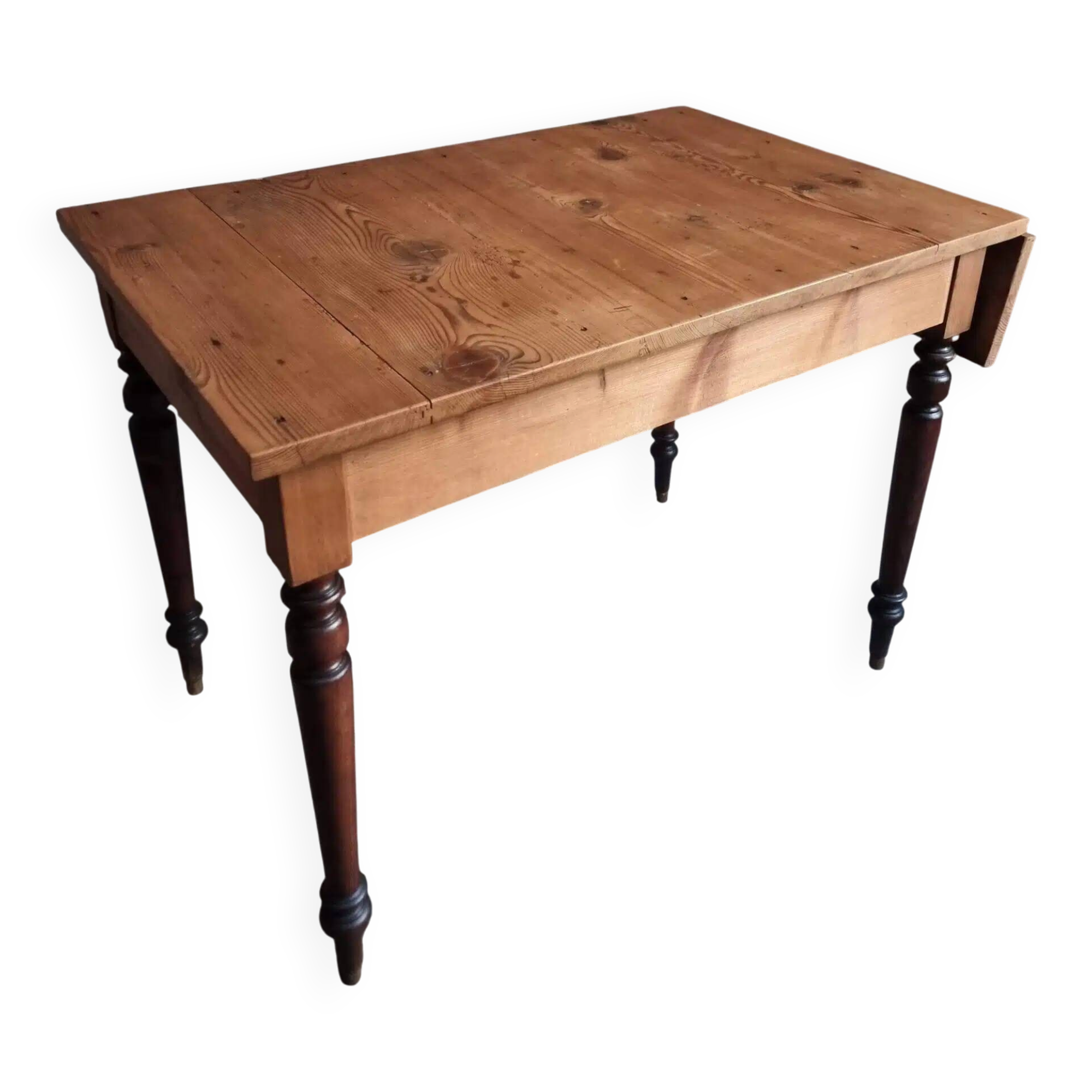 French vintage kitchen/desk table, extendable, 1930s