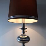 Large Mid-Century Italian Chrome Table Lamp, 1960s